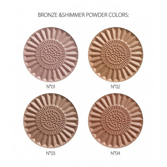 Pronksjas ja sädelev päikesepuuder soe pronksjas toon nr 04, 9g