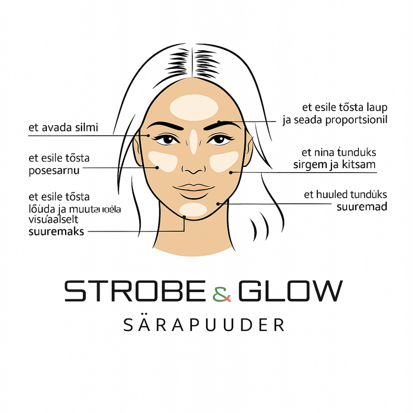💎 Särapuuder Strobe & Glow Highlighter 08 Opal 8g