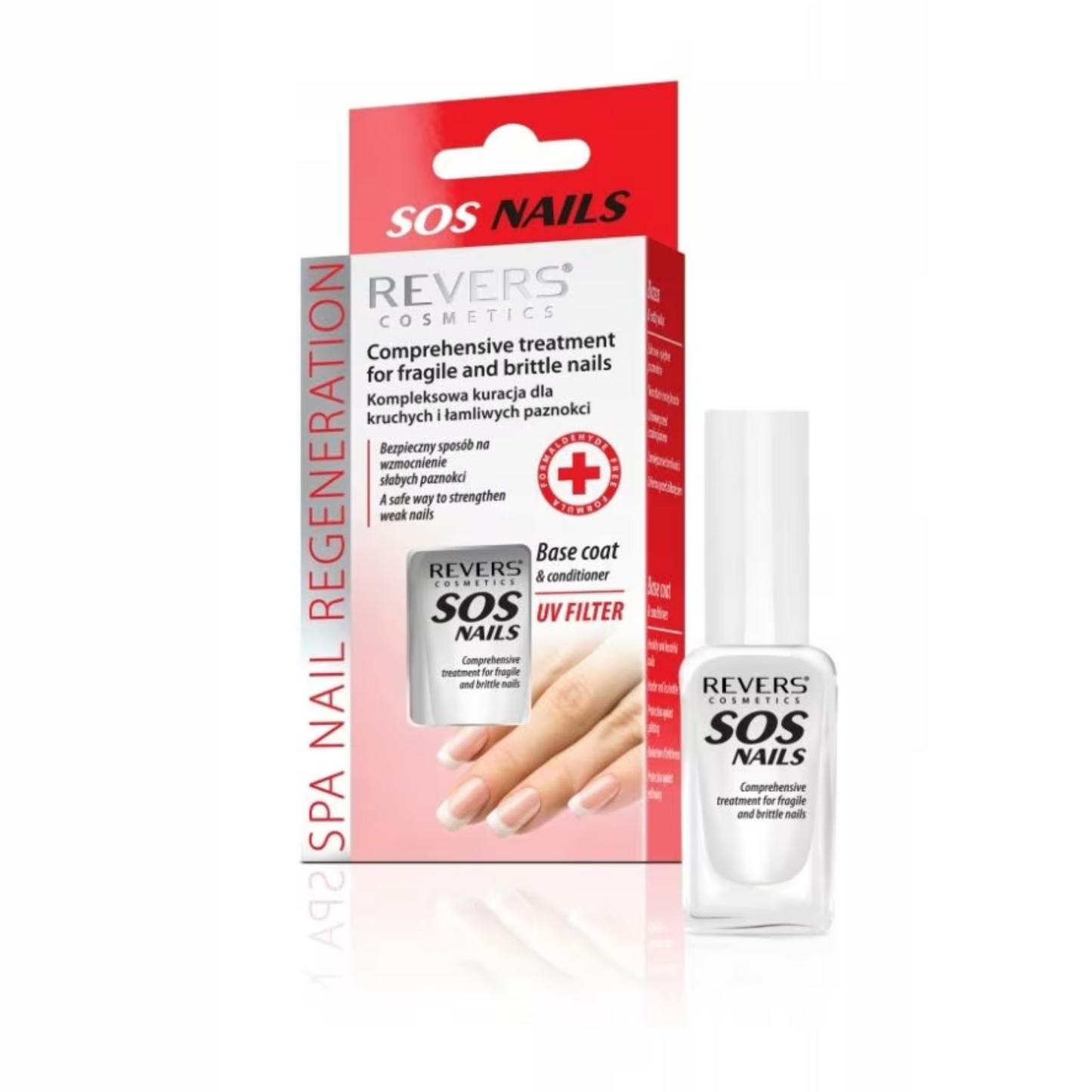 🛠️ Habrastele ja rabedatele küüntele Terviklik hooldus SOS NAILS 10 ml