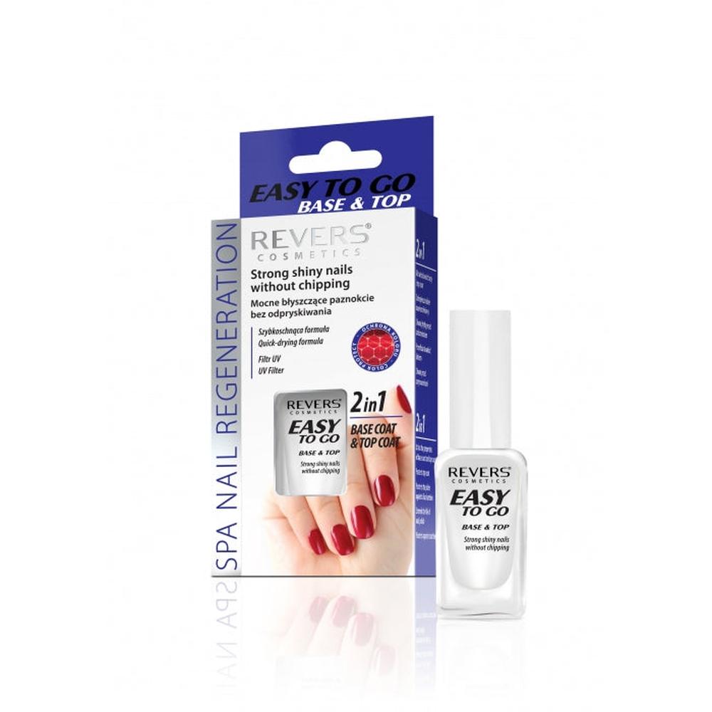 EASY TO GO BASE & TOP Quick -drying formula, 10ml