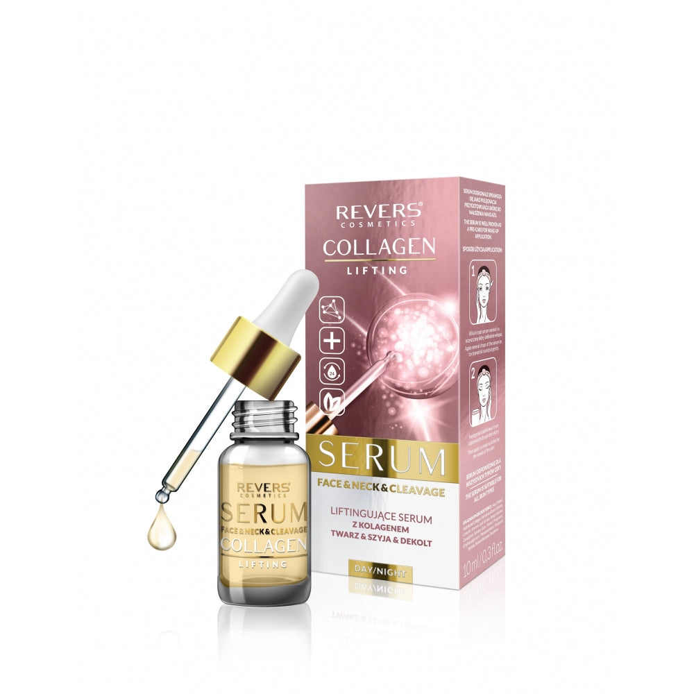 Lifting serum for daily care of face, neck and cleavage Collagen.