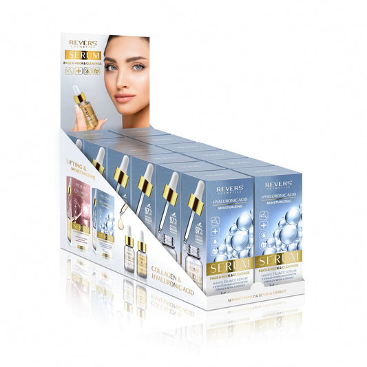 4D hyaluronic acid Moisturizing serum for daily care of face, neck and cleavage