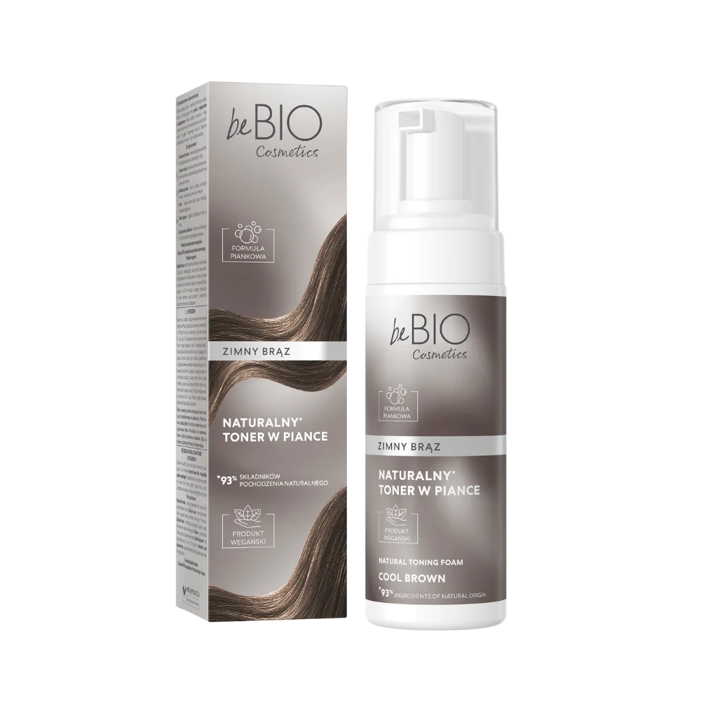 Looduslik Vahutoonija KÜLM PRUUN 120ml, beBIO