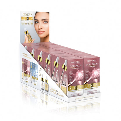Lifting serum for daily care of face, neck and cleavage  Collagen.